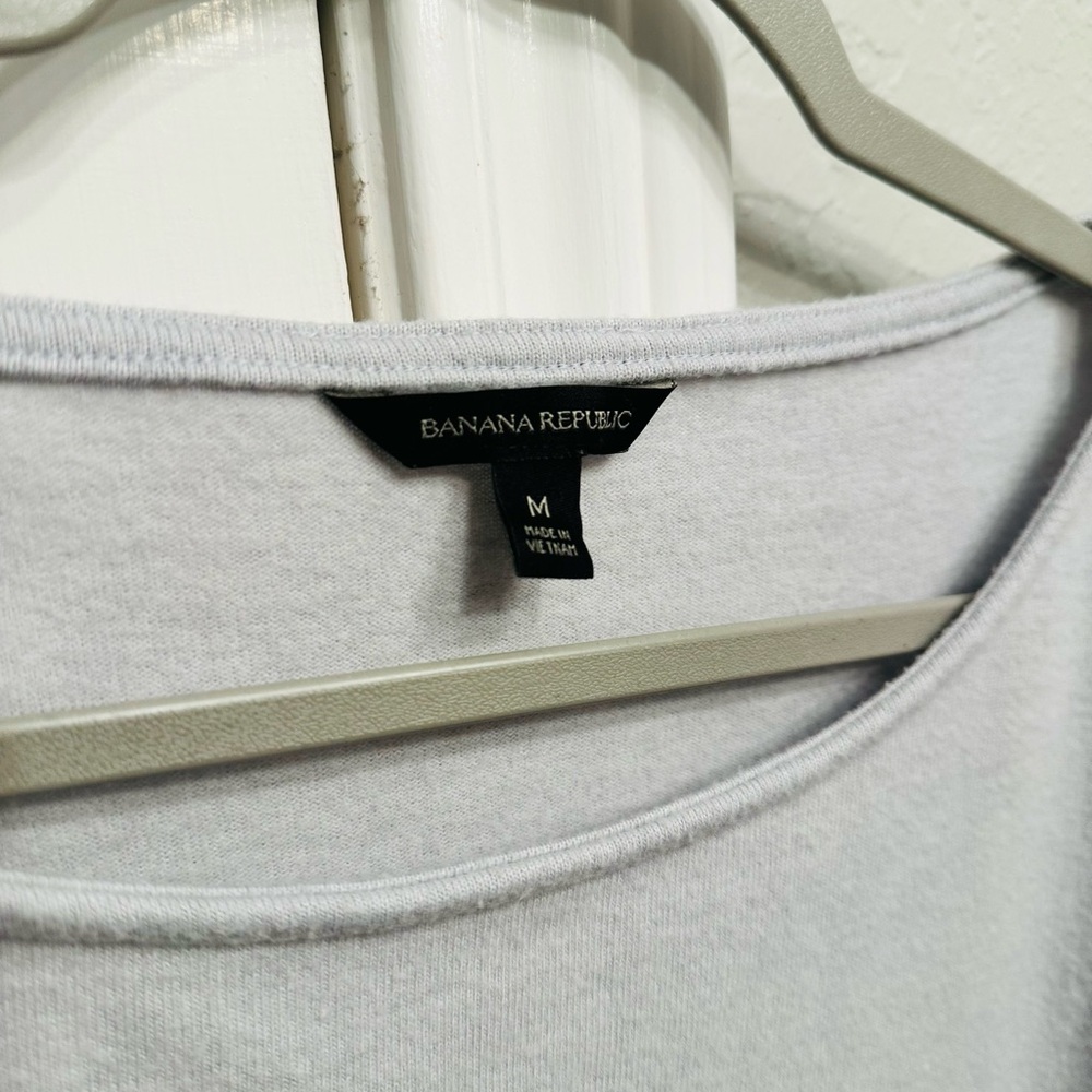 Banana republic grey bell half sleeve blouse - Picture 4 of 4